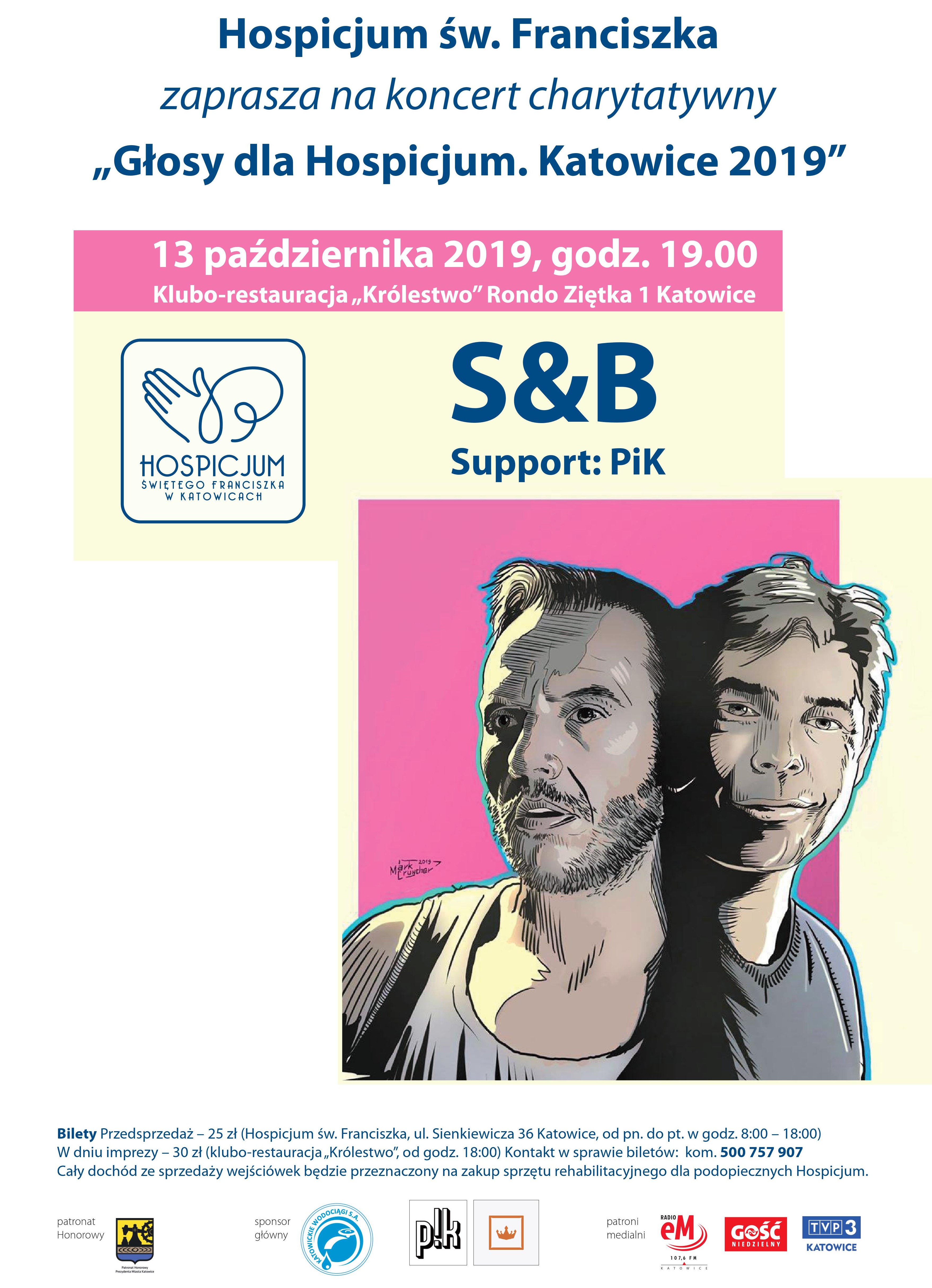 Koncert charytatywny Głosy dla Hospicjum Katowice 2019