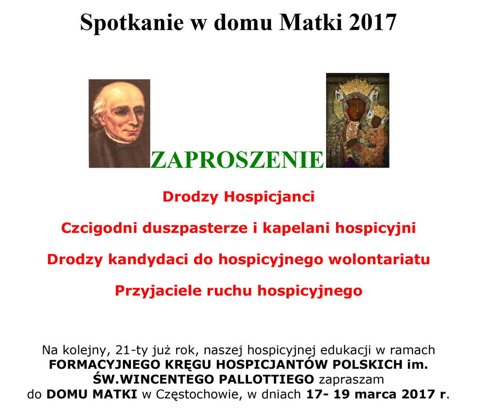 Spotkanie w domu Matki 2017